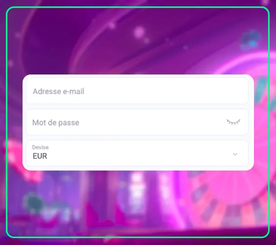 Saisie des informations personnelles