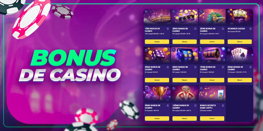 Bonus de casino